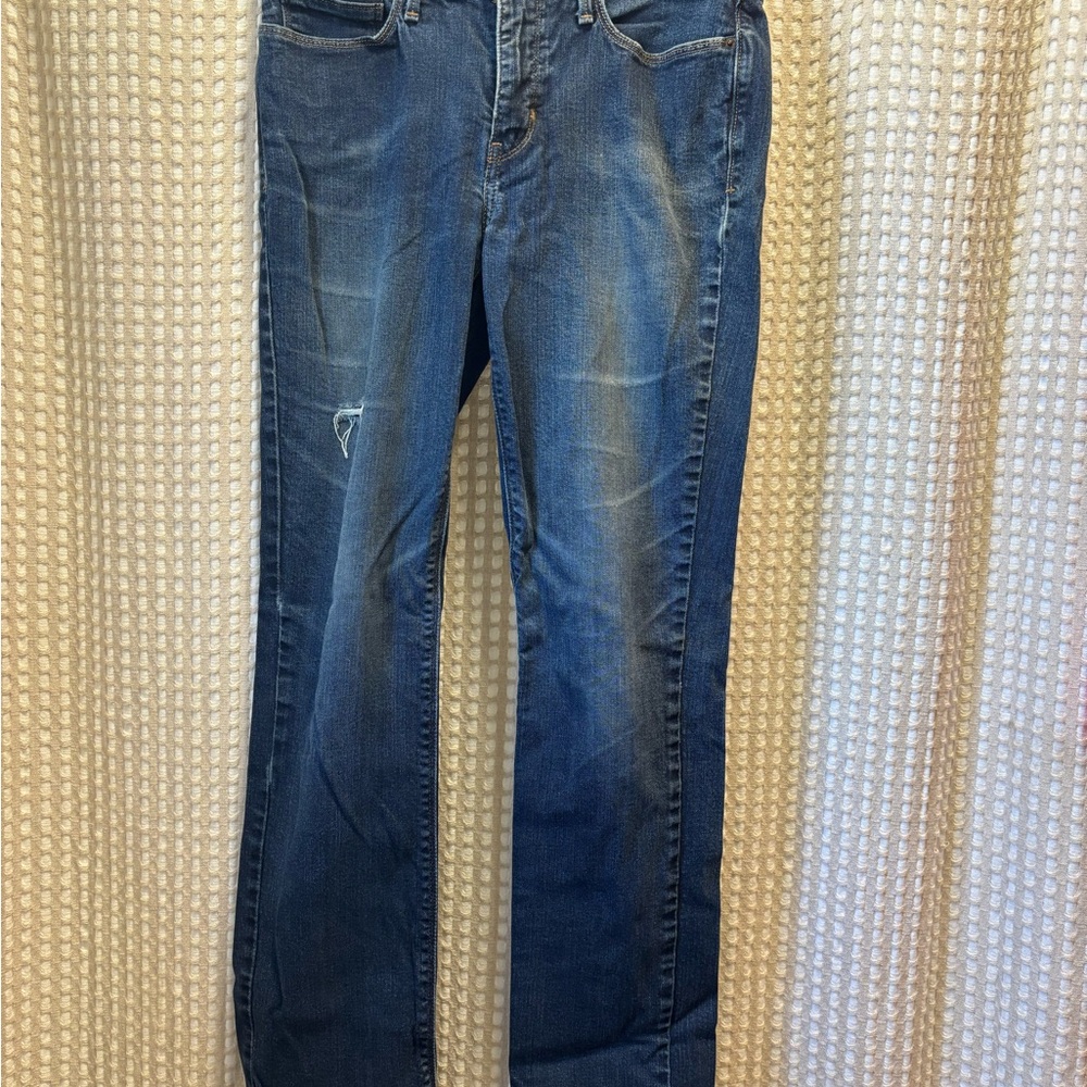 Classic Blue Straight Leg Women's Jeans